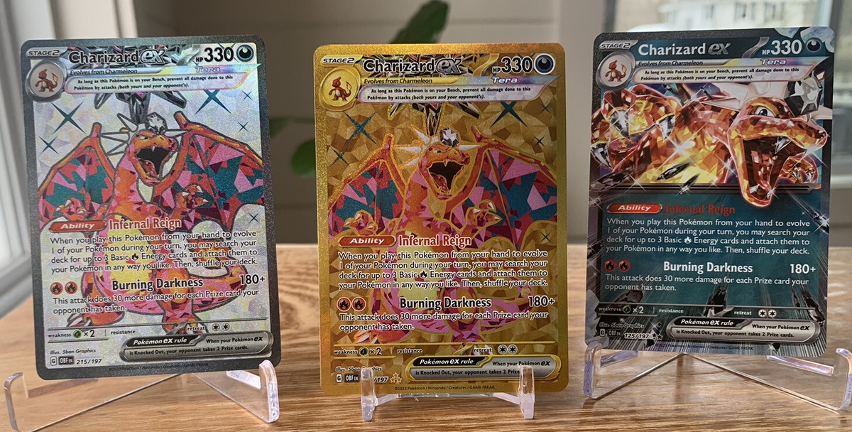 CHARIZARD EX 228/197 215 125 UltraRare & Holo DoubleRare Pokemon