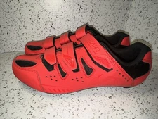 Hiland Unisex Red Cycling Shoes Eur 46 US 12-12.5