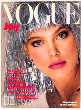 Renee Simonsen JOANNA PACULA Rosemary McGrotha VOGUE Dec 1984 Warhol ISSERMANN