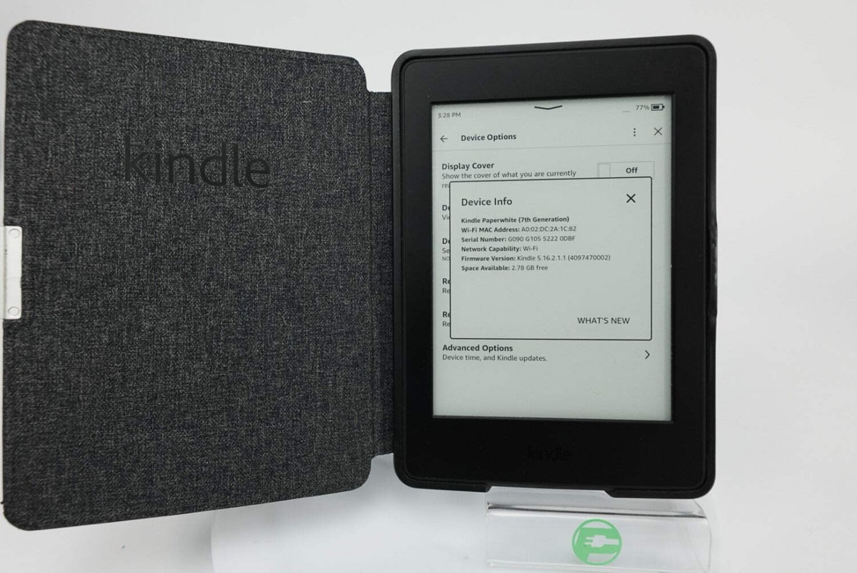 WiFi Only Amazon Kindle Paperwhite 7th Gen 4GB Black | eBay