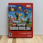 New Super Mario Bros 2009 Nintendo Wii Game Complete With Manual - FREE SHIPPING