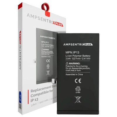 Replacement Battery For iPhone 13 AmpSentrix+ No Message No Soldering Required