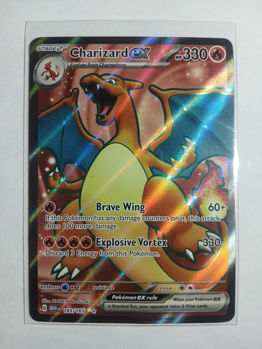Charizard ex 183/165 Sv: Scarlet & Violet 151 Holo