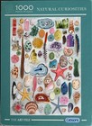 *GIBSONS Natural Curiosities ^COMPLETE^ Jigsaw Puzzle 1000 Pieces Gems Shells — photo 1