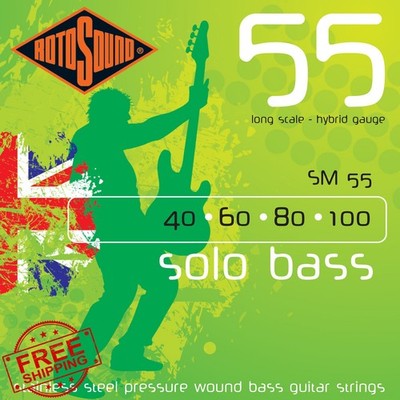 Rotosound SM55 Linea Bass Guitar Strings 40 60 80 100