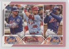 2023 Topps Series 1 Mother's Day Hot Pink 37/50 Paul Goldschmidt Pete Alonso e0q