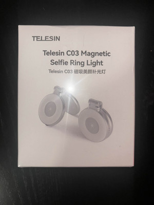 TELESIN C03 Magnetic Selfie Light, Phone Light Compatible with Phone Magnet