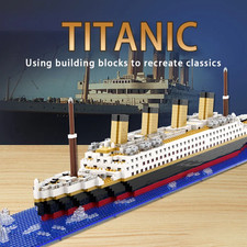 Titanic Ship Micro Building Blocks Cruise Liner Model DIY Puzzle Toy