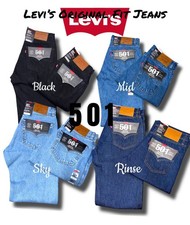 Levi  s 501  Men  s Original Regular Straight Fit Denim Jeans New With Tags,