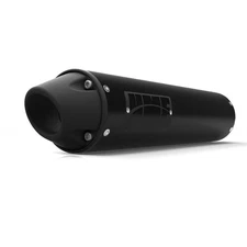 HMF Racing Black Performance-Series Slip On Exhaust For Suzuki LTZ400 2003-2014