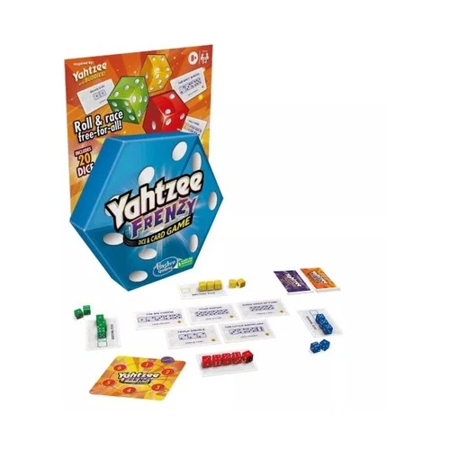 Hasbro Cardgame Yahtzee Frenzy - Dice & Card Game Box VG+/NM
