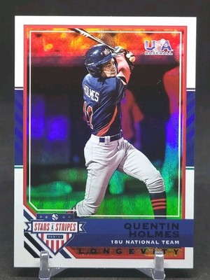 2017 Panini USA Stars & Stripes Quentin Holmes Rookie RC Sapphire /49 #32