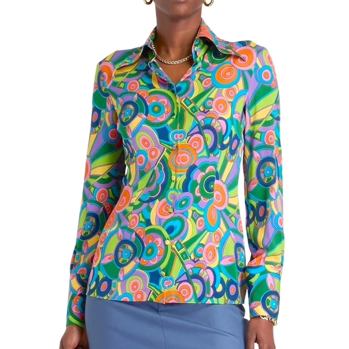 Dolce&Gabbana Silk Multicolor Tops for Women for sale | eBay