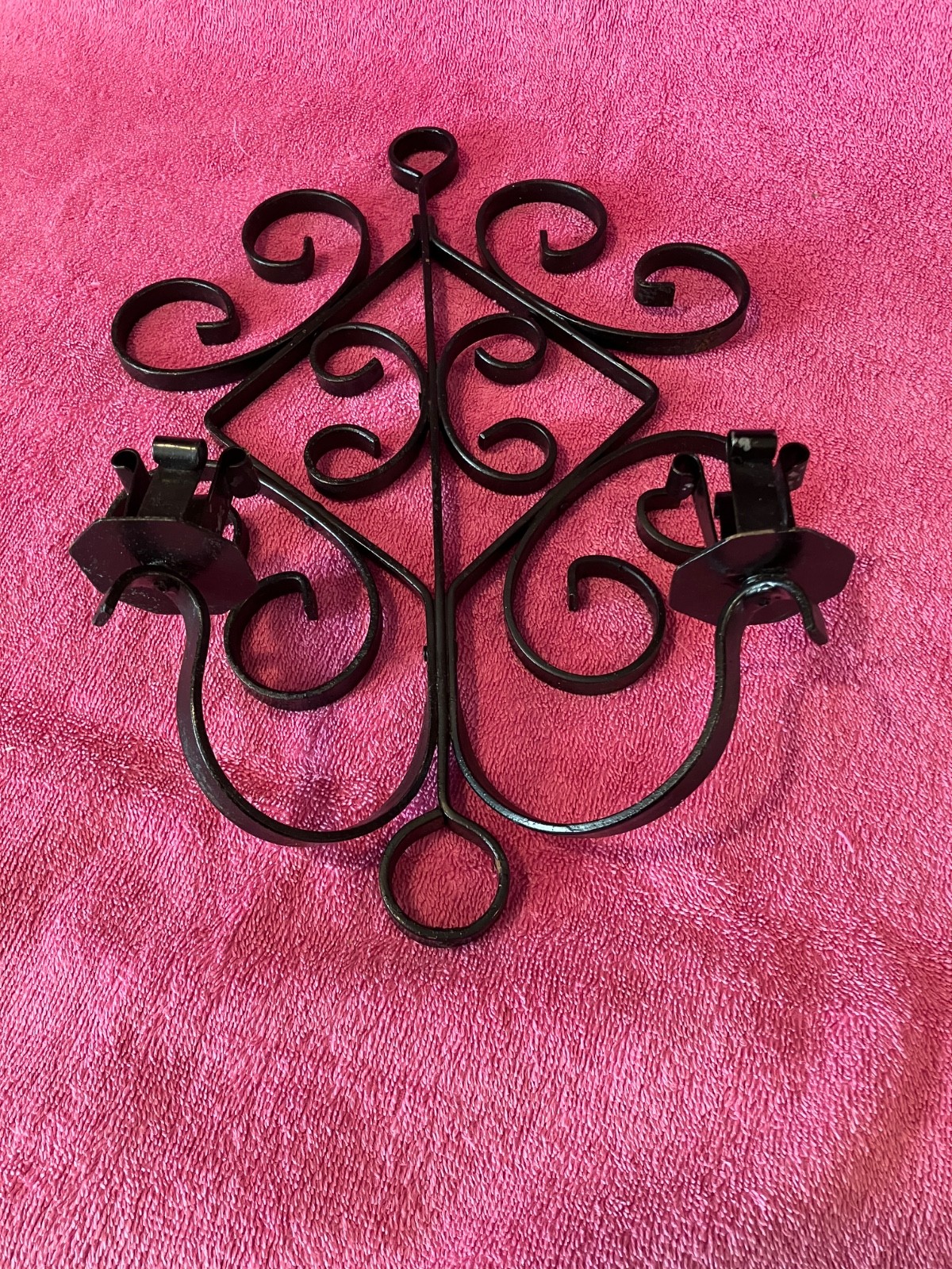 Candelabra candle holder, aluminum, hand turned, elegant, ha