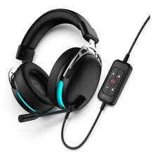Onn Gaming WIRED Headset with 7.1 Virtual Surround Sound - Black  New Open Box