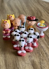 Peanuts Gang Chess Pieces Lot-Red