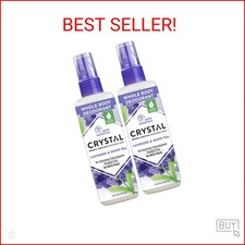 CRYSTAL  Mineral Deodorant Spray- Body Deodorant With 24-Hour Odor Protection, L