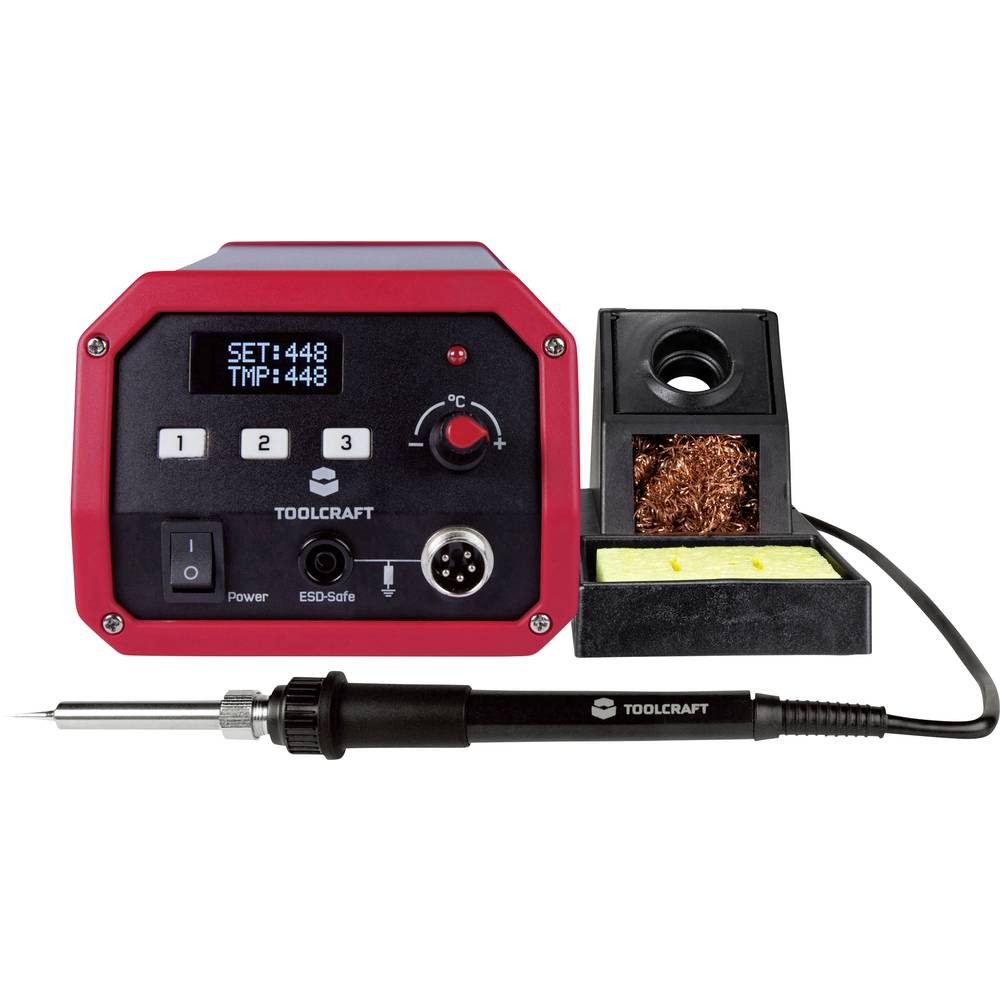 Station de soudage TOOLCRAFT ST-80D 80W pour fer à souder électronique de précision