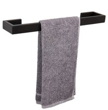 Bath Towel Rack - Square Base Thicken SUS304 Stainless Steel Bar for Bathroom...