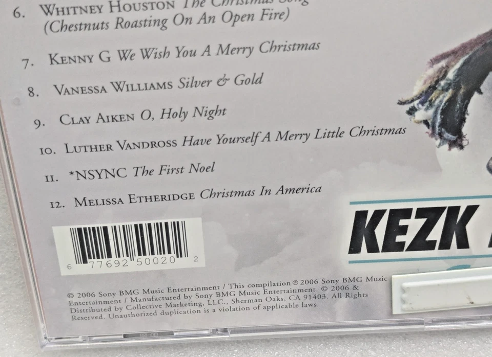 KEZK 102.5 Soft Rock Celebrating The Season (CD, 2006, Sony BMG Music) NEW - Imagem 4 de 4