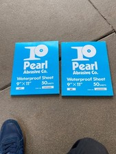 pearl abrasive co.waterproof sanding sheets sandpaper 800 grit 50 sheets 9"x11"