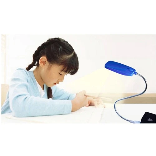 Lampada da lettura USB con 28 luci LED con collo di cigno flessibile per laptop