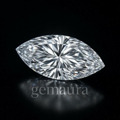 White Diamond 2 Carat+ Marquise Cut   Regal Brilliance & Elegant Fire