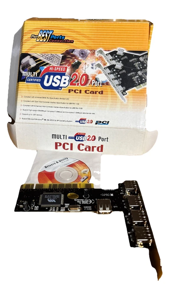 Multi Certified High Speed Usb 2.0 Port Pci Card ￼ - Image 2 of 4