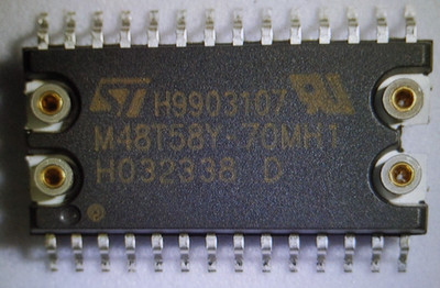 11 pcs.  STMicroelectronics M48T58Y-70MH1 Timekeeper NVRAM RTC 8KB SOIC-28 NOS