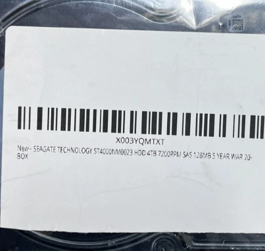 IBM System Storage 4TB 7.2K RPM 6GB/s SAS HDD | 9ZM270-039 - 00Y5826 - 00Y5909 - Image 4 of 4