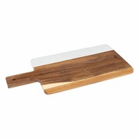 5Five Simply Smart Schneidebrett Acacia Servierbrett Holzbrett Akazie 42 X 20 Cm