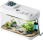 Smart Fish Tank Aquarium 3 Gallon with Heater, Temperature Monitor, 3 Stage Filt
