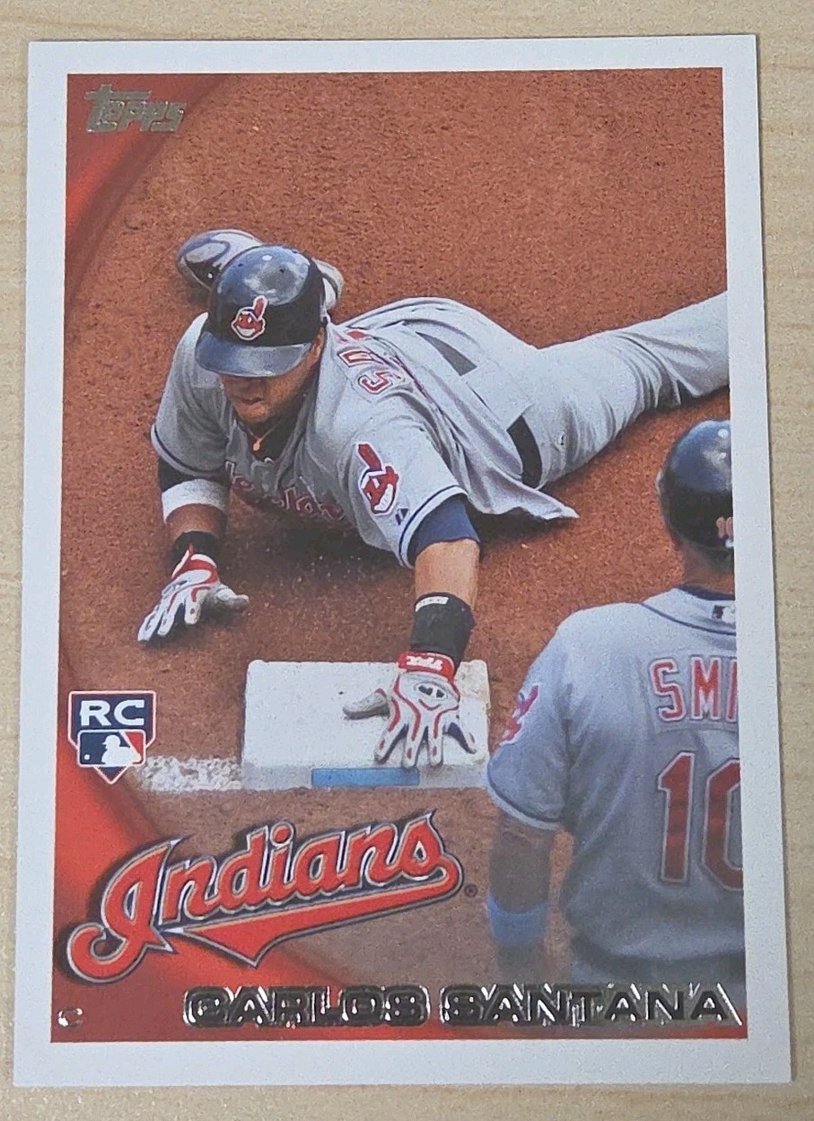 2010 Topps Update Carlos Santana #US-330 Cleveland Indians RC