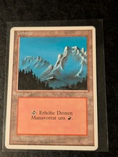 Gebirge Magic The Gathering Karte Deutsch Mountain 1996
