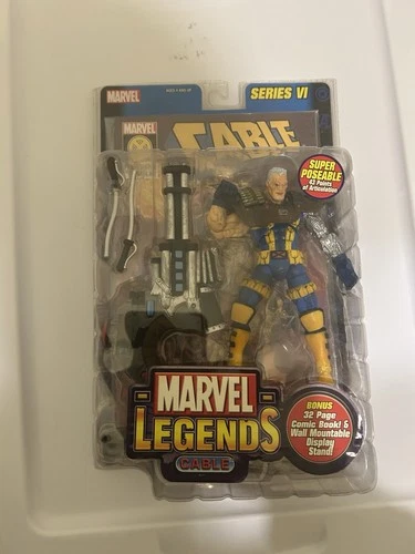 ToyBiz Marvel Legends CABLE Action Figure Series VI 6 X-Men X-Force Vintage 2004