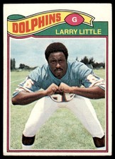 1977 Topps Larry Little Miami Dolphins #172 EX-EXMT