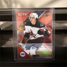 Allure 2024-25 Red Rainbow Auto Logan Cooley Utah Mammoth