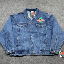 Vintage 90s Mickey Unlimited Mickey Mouse Denim Jacket Size XL