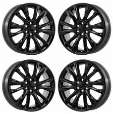 20 Buick Enclave Gloss Black Wheels Rims Factory Oem 14070 2022-2025 Set