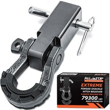 ALL-TOP Shackle Hitch Receiver for 2in Forged Mount with Pin
