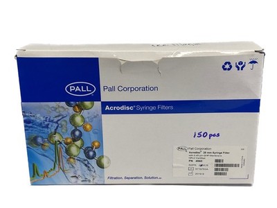 (150) PALL Acrodisc 25mm Syringe Filters 0.45um GHP Membrane HPLC 4560T