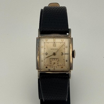 Longines Men's Vintage Art Deco Manual Wind Square Tank