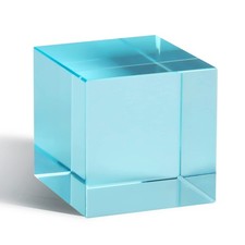 K9 Crystal Optical Glass Prism Cube Paperweight Ornament Art Glass Figurine T...
