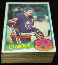 (53) 1980-81 Topps Scratched Hockey Card Lot W/ Stars Minor Stars + Islanders