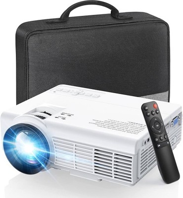 Anpiu Full HD LED Projector Q9 Native 1080P Projector 9000 Lumens Open Box