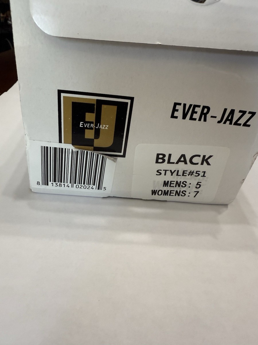 DSI Ever-jazz Shoes Style#51 Black Men’s Size 5 Women’s Size 7 Color Guard View 5
