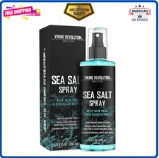 Sea Salt Spray for Hair Men - Hair Texturizing Spray with Kelp, Aloe Vera & Red