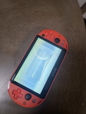 PS Playstation vita Wi-Fi model NEON ORANGE PCH-2000 ZA24 Console