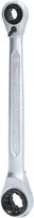 KS Tools BT013901 4In1, Doppel-RatschenringschlüSsel, 10 X 13, 17 X 19 Mm