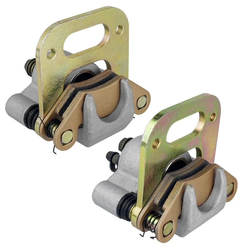Pinza de freno delantera izquierda derecha con pastillas para Polaris Big Boss 400 L 6X6 1994-1997 Foto 2 de 4